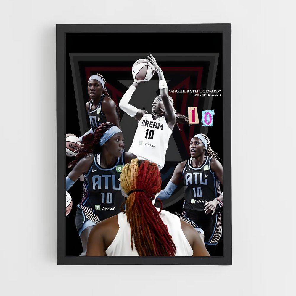 Poster L'Équipe de Rhyne – affiche Basketball (vue 2)